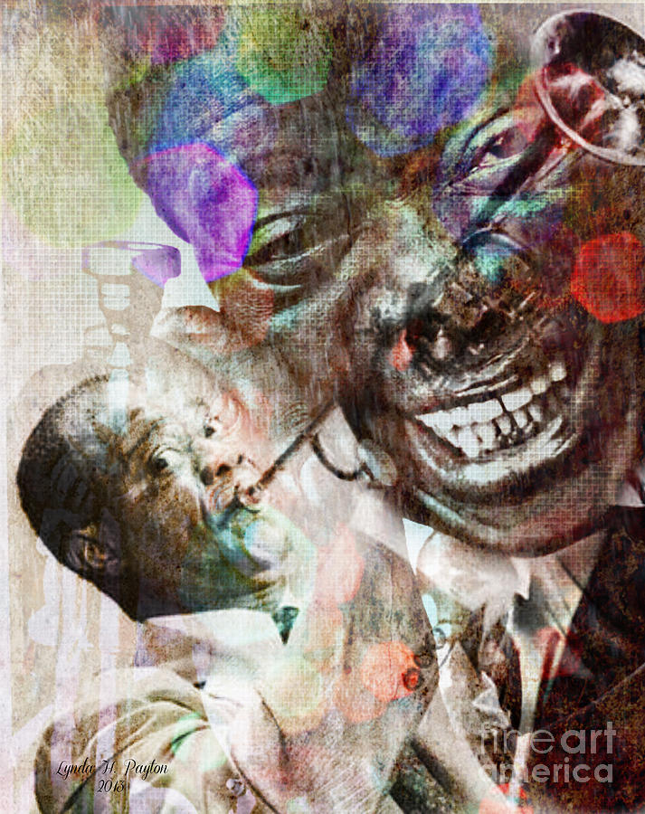 Louis Armstrong Digital Art by Lynda Payton