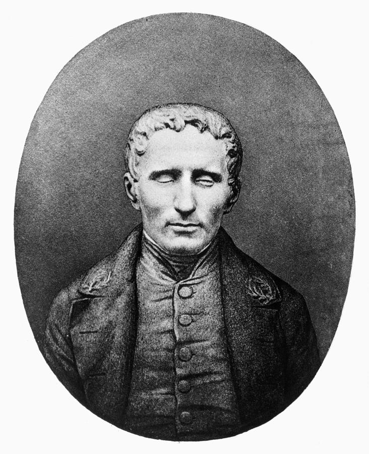 Louis Braille (1809-1852) Painting by Granger - Fine Art America