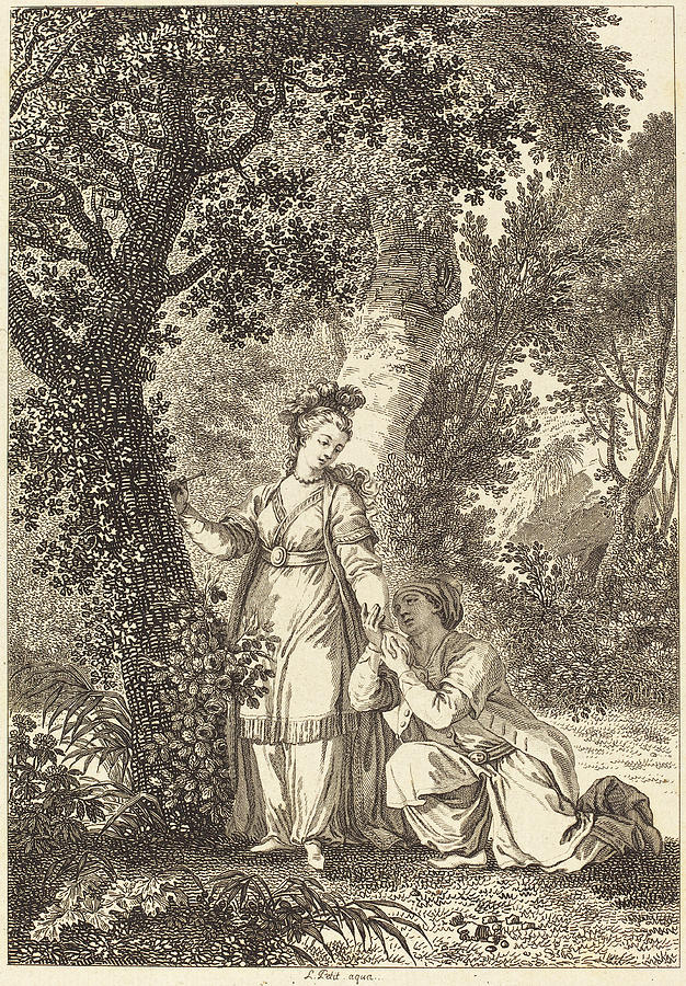 Louis Petit After Jean-honoré Fragonard French Drawing by Quint Lox ...