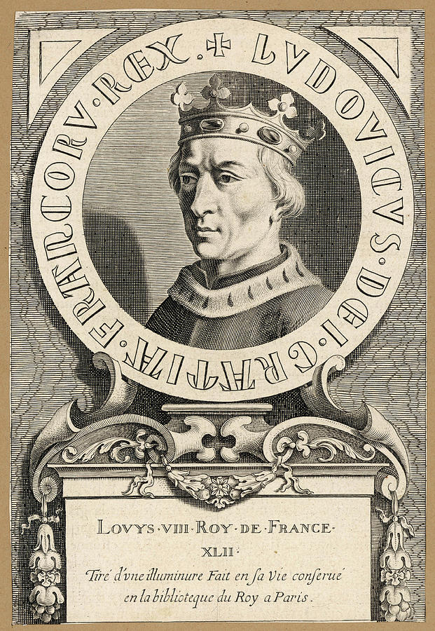 Louis Drawing - Louis Viii King Of France         Date by Mary Evans Picture Library