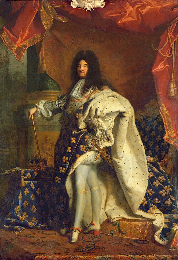 Portrait Photograph - Louis Xiv In Royal Costume, 1701 Oil On Canvas by Hyacinthe Francois Rigaud