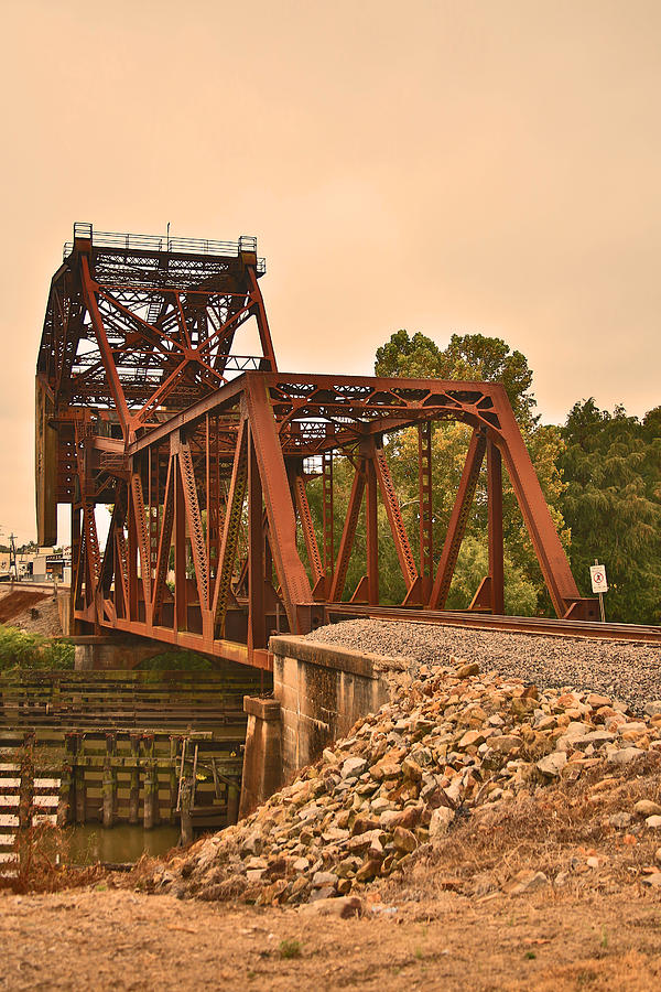 Louisiana train bridge in Plaquemine Louisiana Photograph by Ronald ...