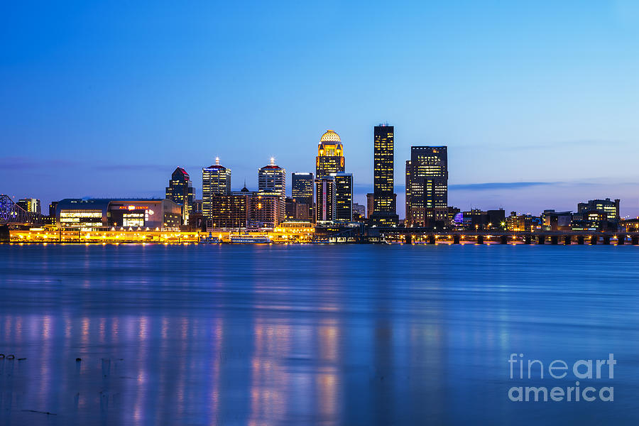 Louisville Kentucky Skyline Photograph by Twenty Two North Photography ...