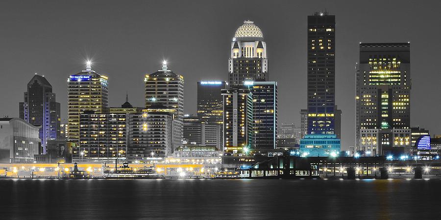 Louisville Lights Up Photograph by Frozen in Time Fine Art Photography