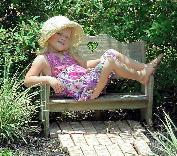 Lounging In The Garden Photograph by Ruby Cross