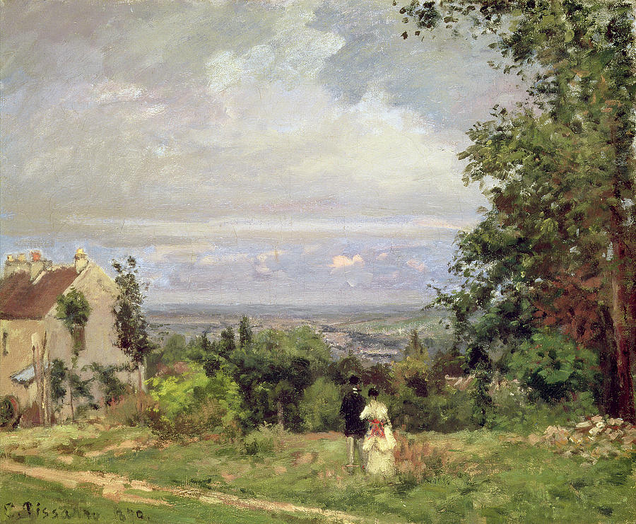 Louveciennes, 1870 Painting by Camille Pissarro