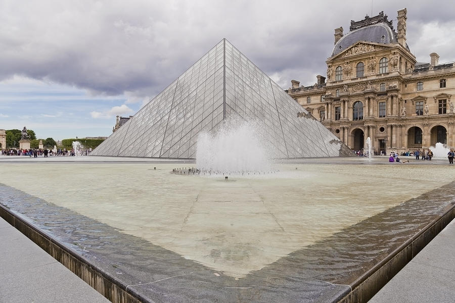 Louvre Architecture Photograph by Maj Seda