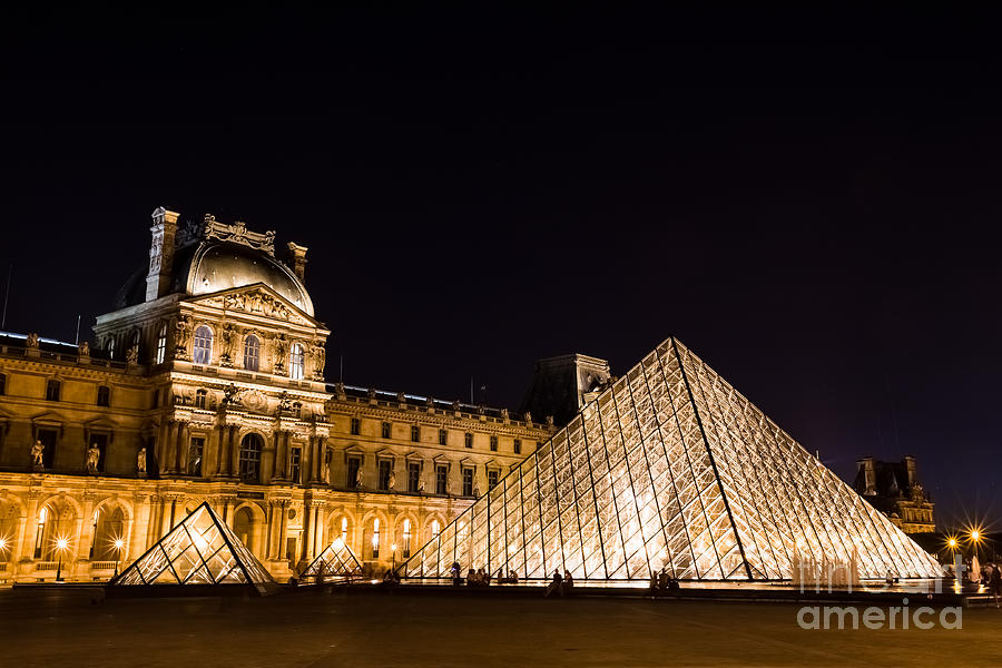 Louvre Illuminated- B Photograph
