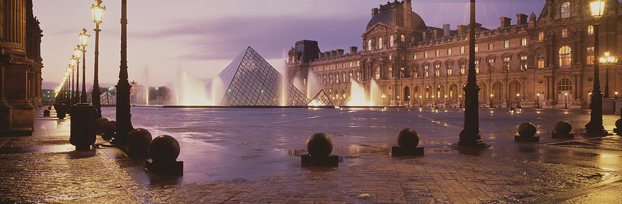 Louvre Photograph - Louvre Museum Paris France by Panoramic Images
