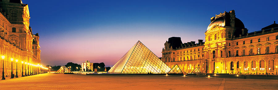 Louvre Photograph - Louvre Paris France by Panoramic Images