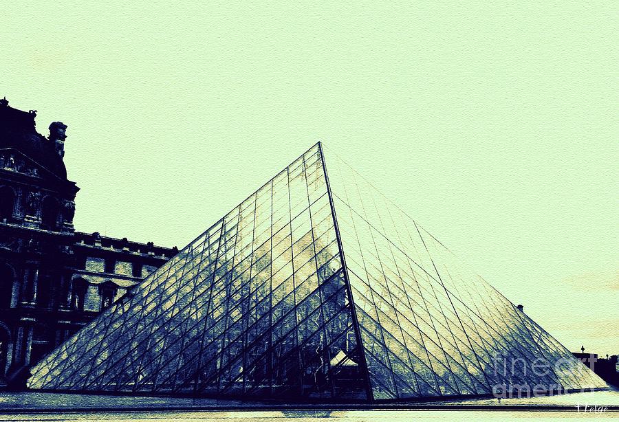 Louvre Pyramid Photograph by HELGE Art Gallery