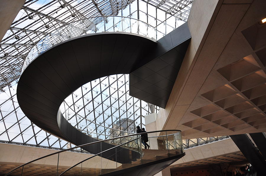 Louvre pyramid Photograph by Shirley Cartwright - Fine Art America