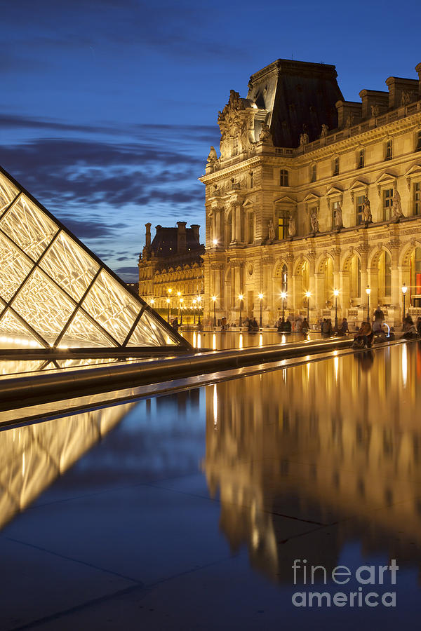 Louvre Reflections Photograph by Brian Jannsen