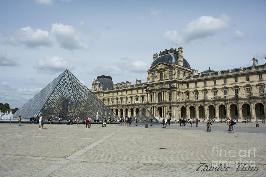 Louvre Square Photograph by Zander Thim | Fine Art America