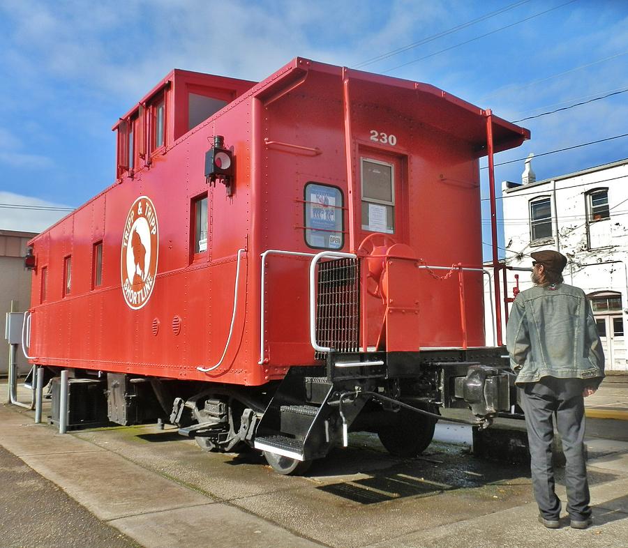 Love a Caboose Photograph by VLee Watson