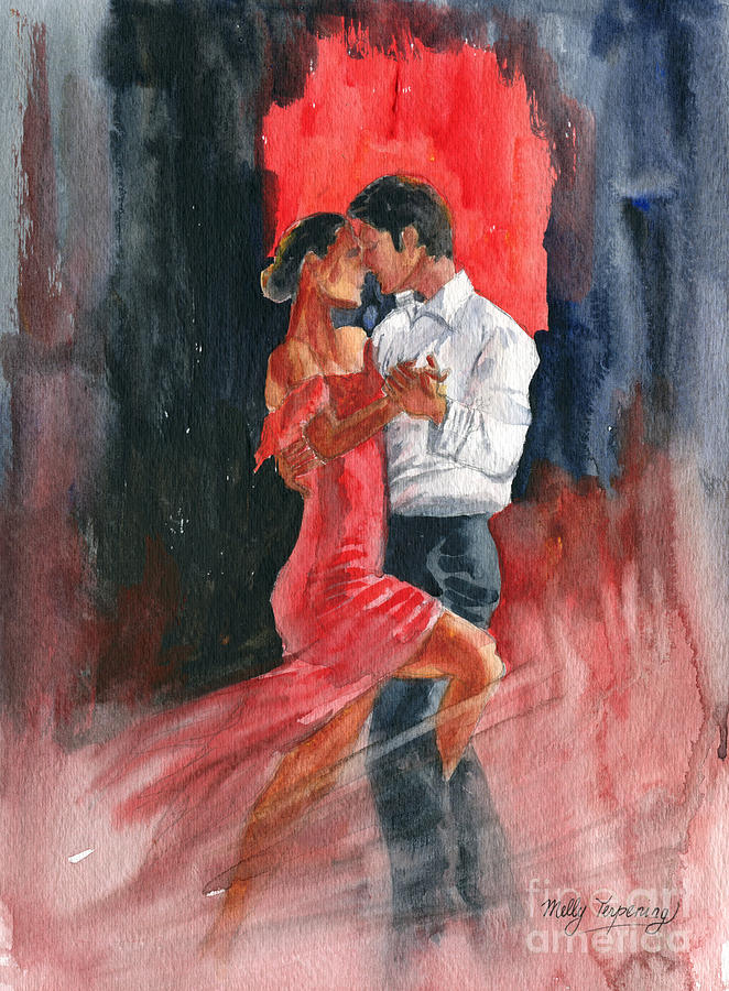 Love and Tango Painting by Melly Terpening