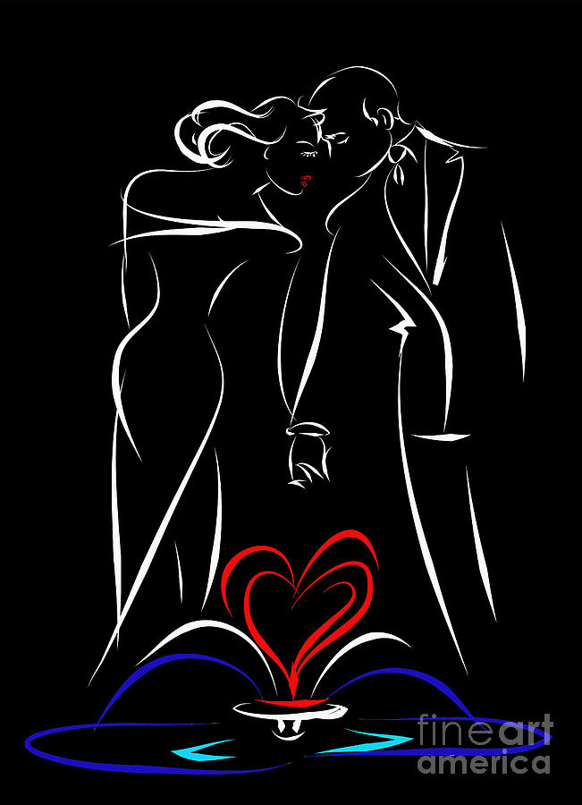 Love Digital Art by Andrzej Szczerski
