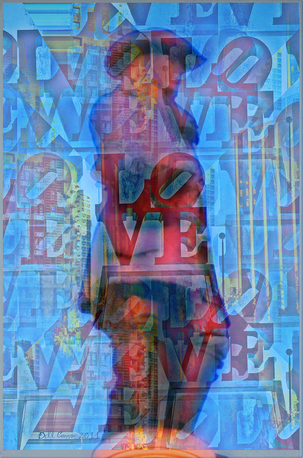 Love Billy Penn Abstract Photograph by Bill Cannon