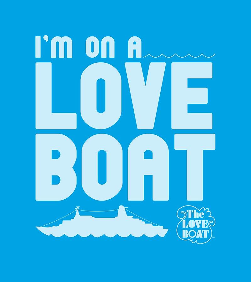 Vintage Digital Art - Love Boat - Im On A by Brand A