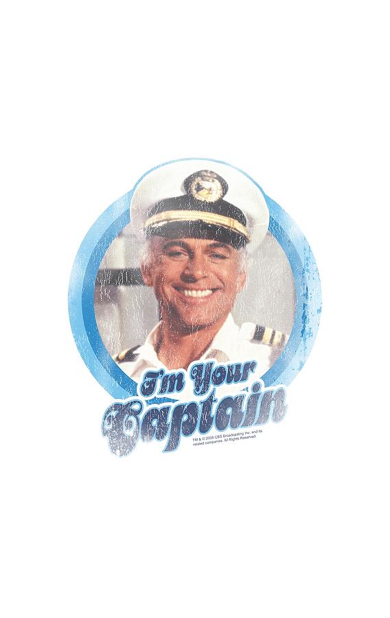 Vintage Digital Art - Love Boat - Im Your Captain by Brand A