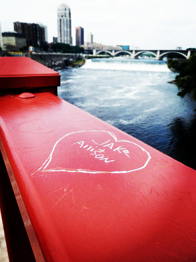 Love By Mississippi River Photograph by Zinvolle Art