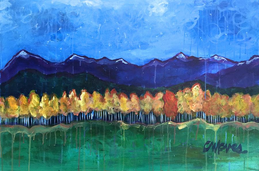 Love for Aspens Painting by Laurie Maves ART