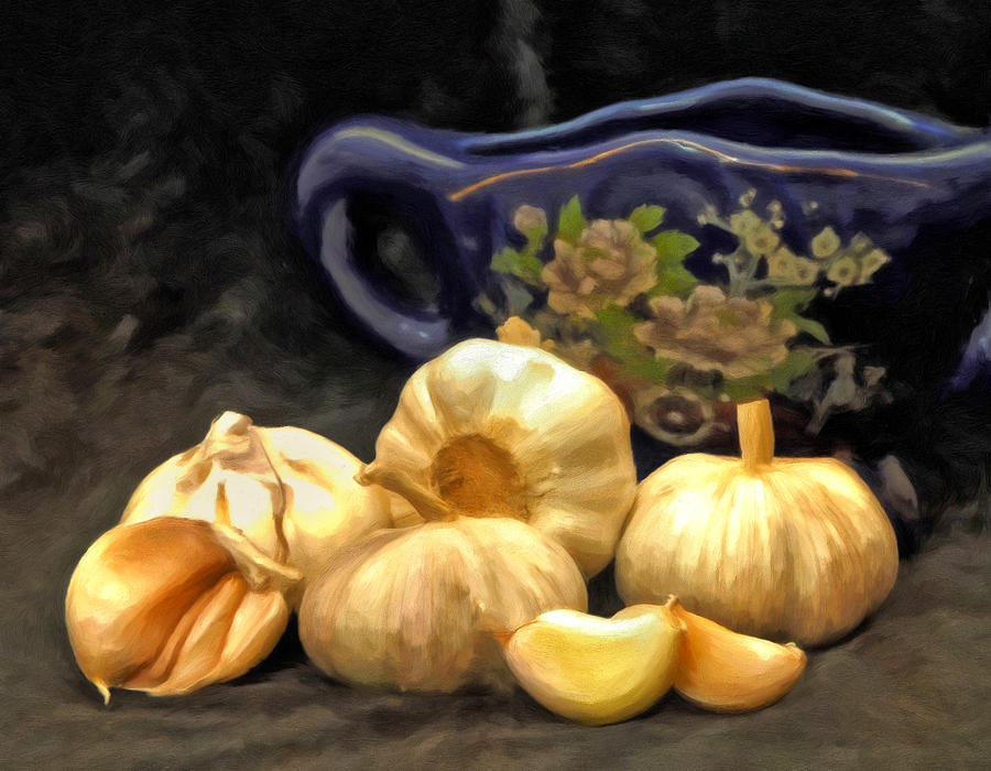Love for Garlic Painting by Michael Pickett