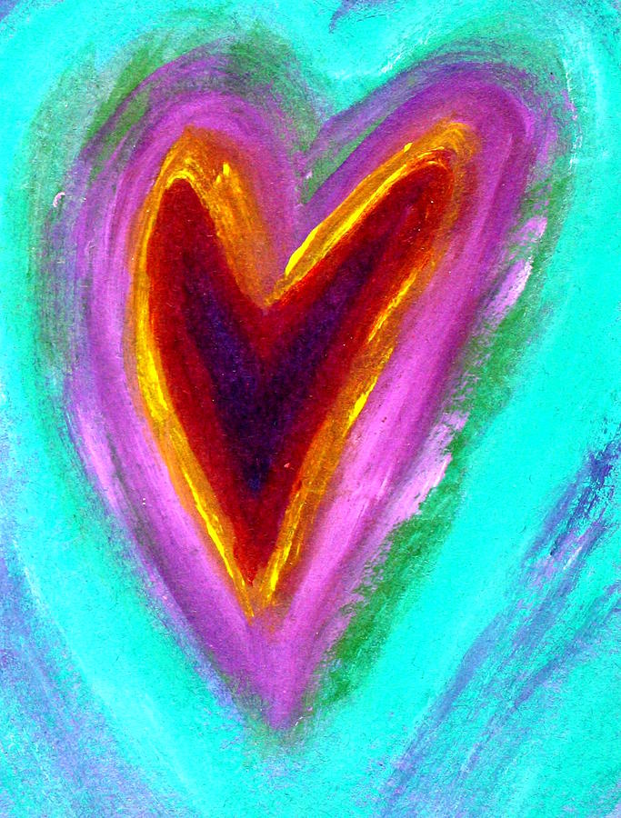 Love Painting - Love from the Heart by Bob Baker Love Painting - Love from the Heart by Bob Baker