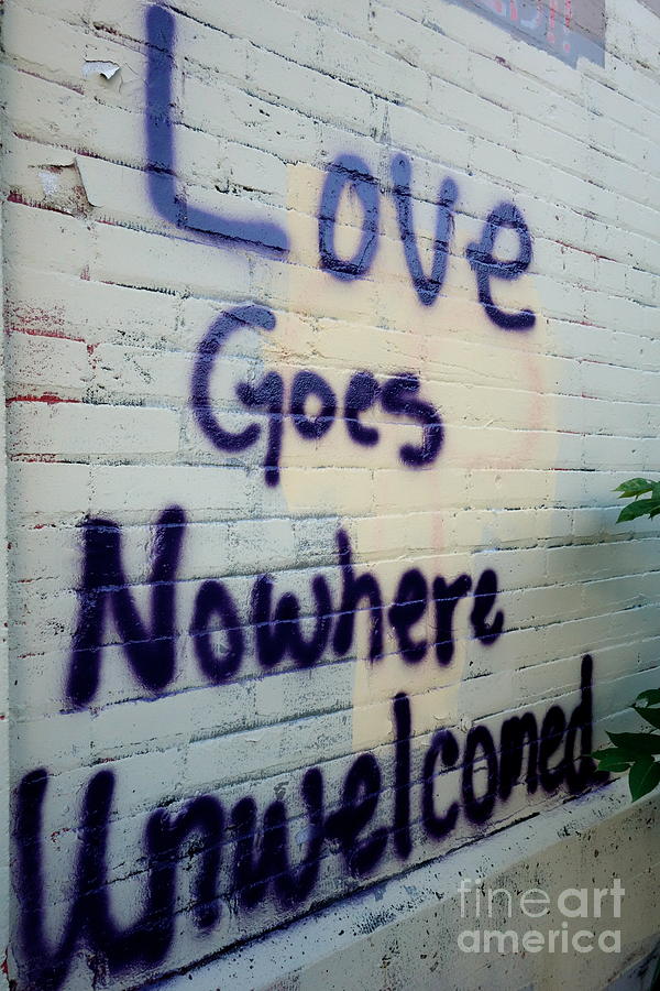 Love Goes Nowhere Unwelcomed Photograph by Jacqueline Athmann