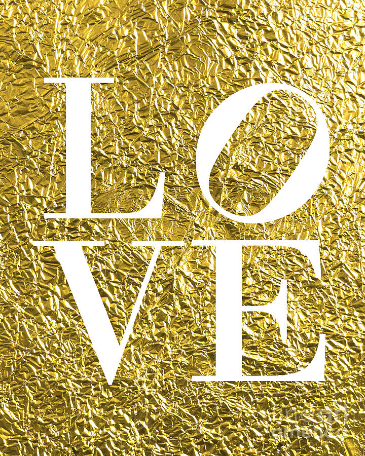 Love Gold Digital Art by Edit Voros | Fine Art America