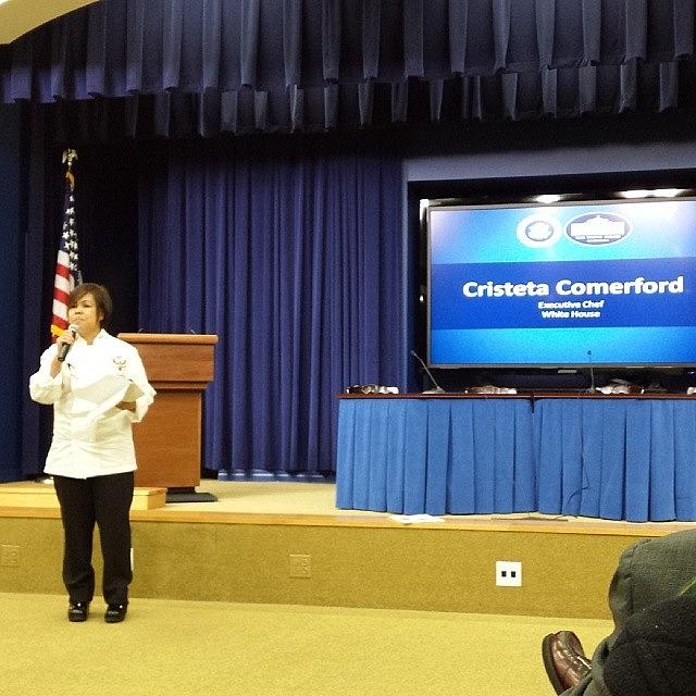 Love Hearing From White House Chef & Photograph by Daphne Domingo