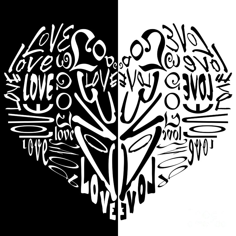 Love Heart 1 Digital Art by Wendy Wilton