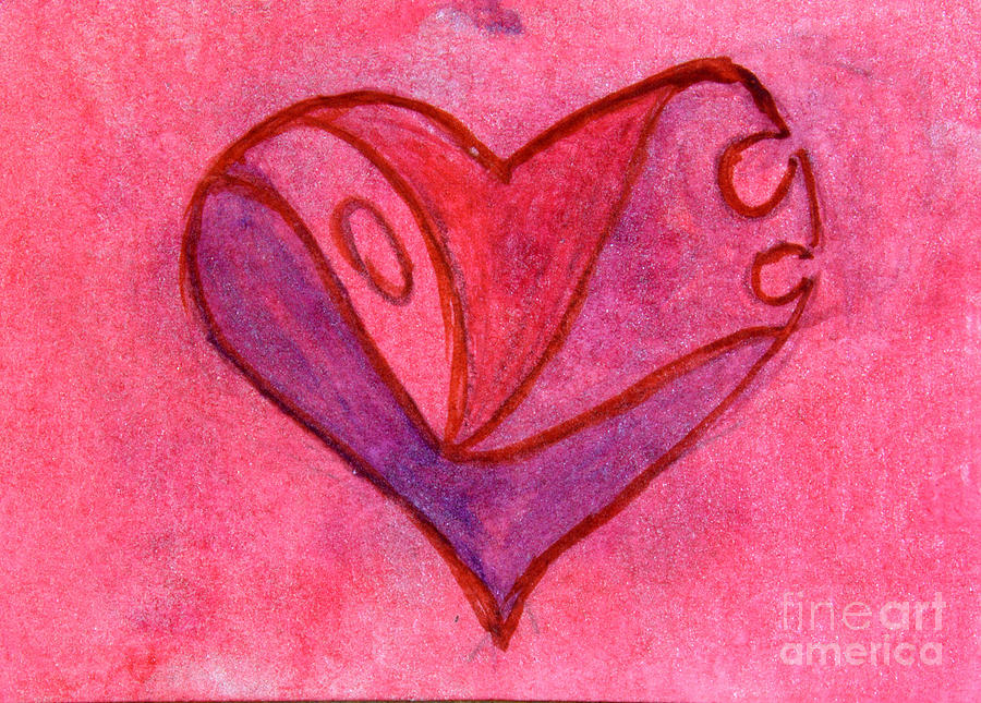 Love Heart 6 Painting by Donna Walsh