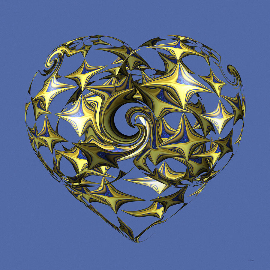 Love Heart Digital Art by Gillian Owen