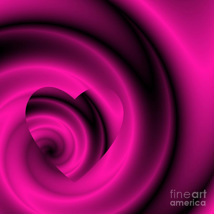 Love in Disguise Purple Passion Digital Art by Rose Santuci-Sofranko