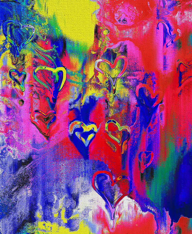 Love Is All Around Painting by Kume Bryant