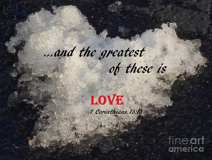 Easter Photograph - Love is Great by Christina Verdgeline