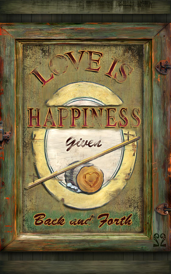 Love is Happiness Digital Art by Joel Payne
