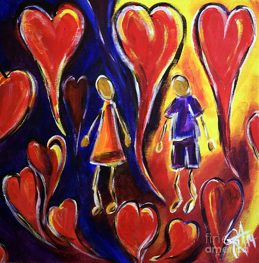 Love Is In The Air Painting by Jackie Carpenter