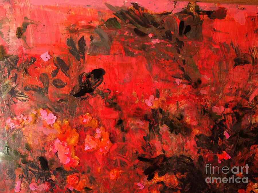 Love is Red 2 Painting by Nancy Kane Chapman