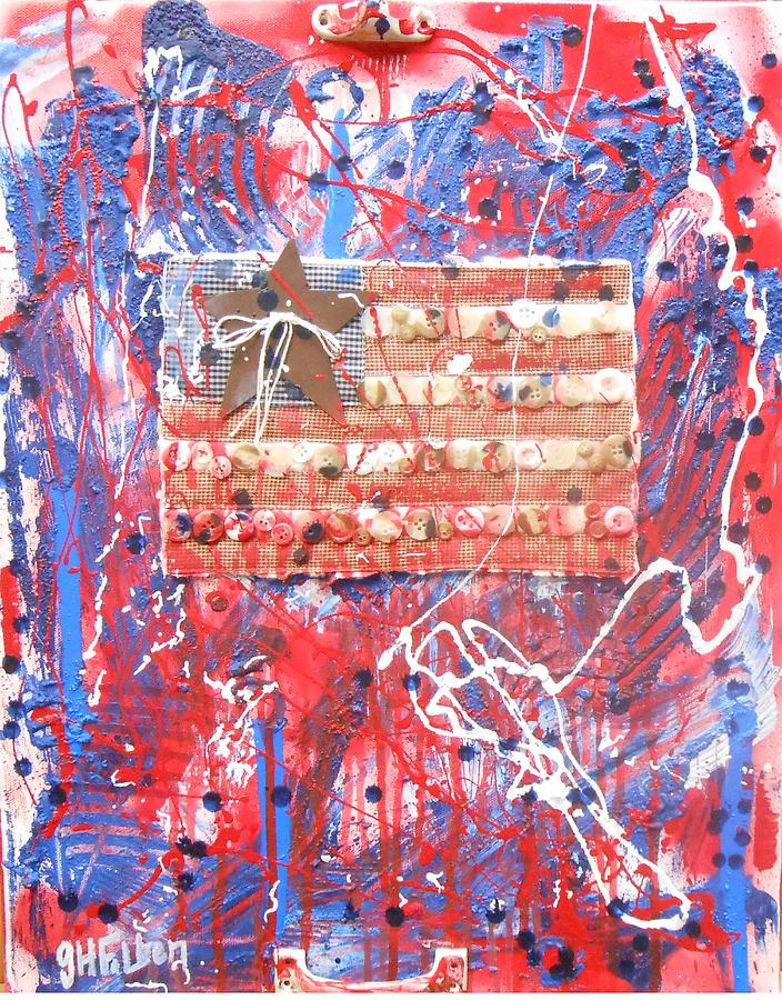 Freedom Mixed Media by GH FiLben