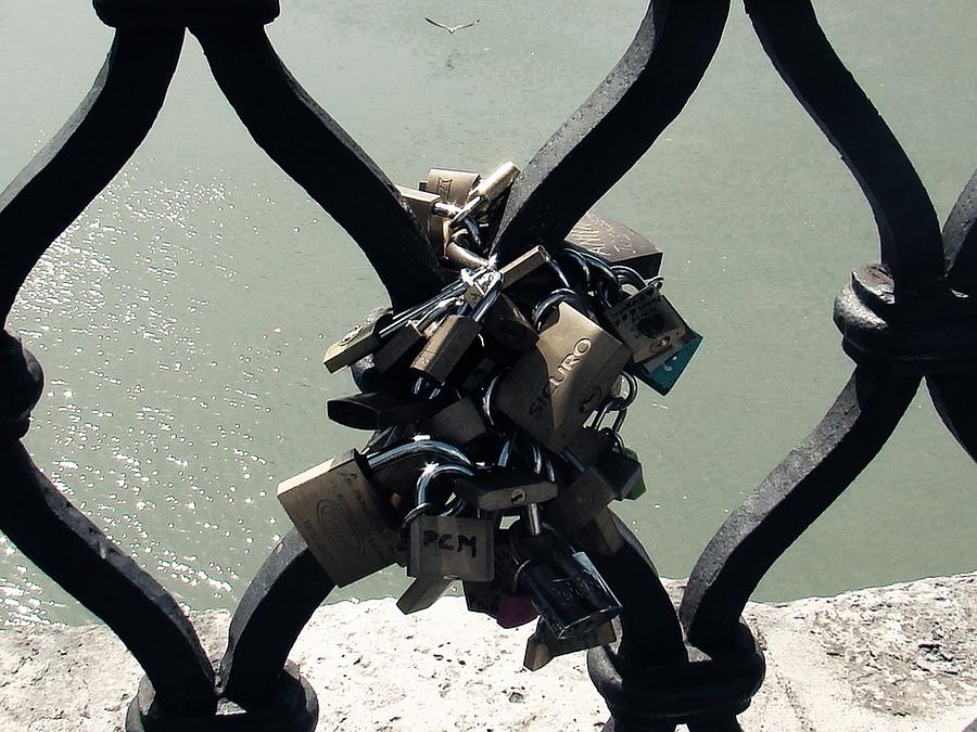 Love Lock Photograph by Zinvolle Art