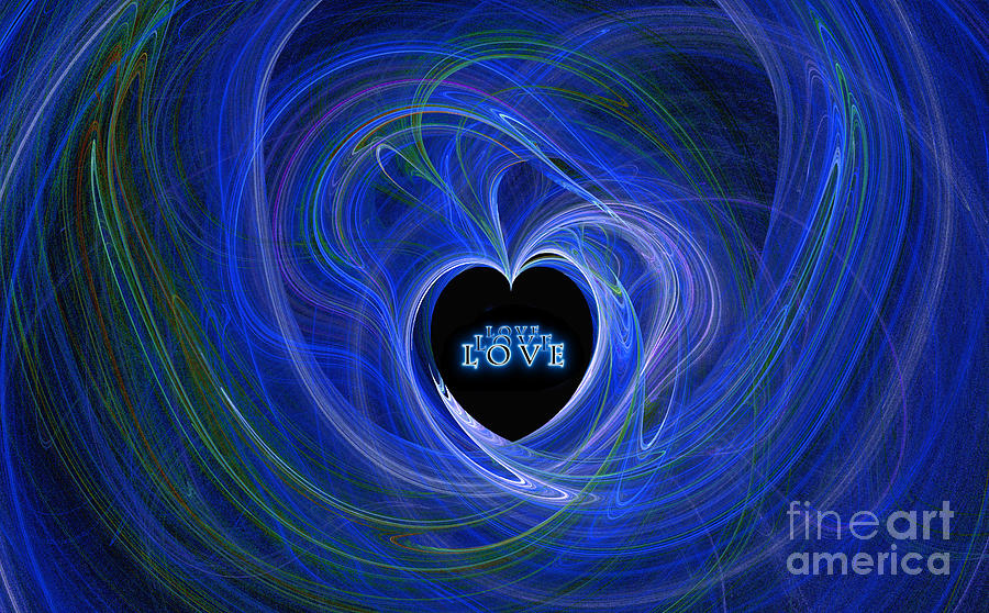 Valentines Day Digital Art - Love - Love - Love by Kaye Menner