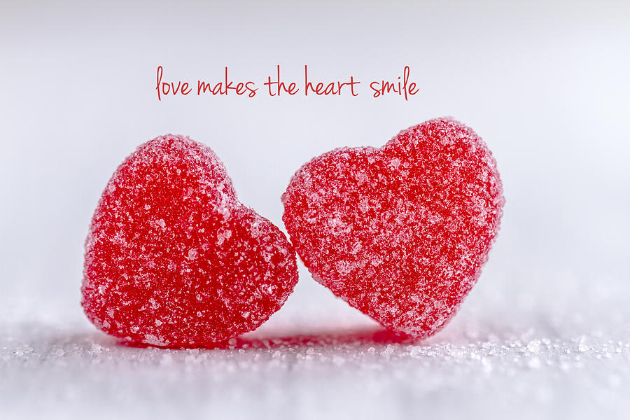 Love Make the Heart Smile Photograph by Teri Virbickis