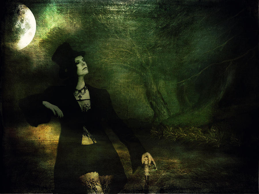 Magic Photograph - Love Moonlight Song of Vampiress by Jenny Rainbow