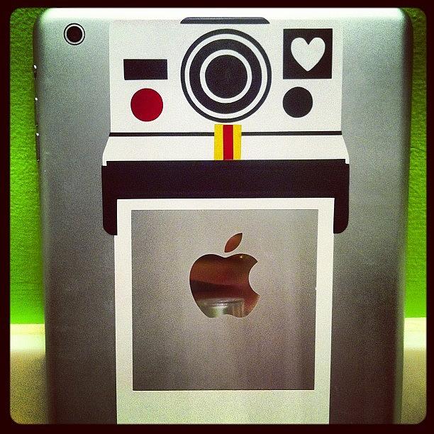 Vintage Photograph - Love My Ipad Decal<3 by Vanessa Aguilar 
