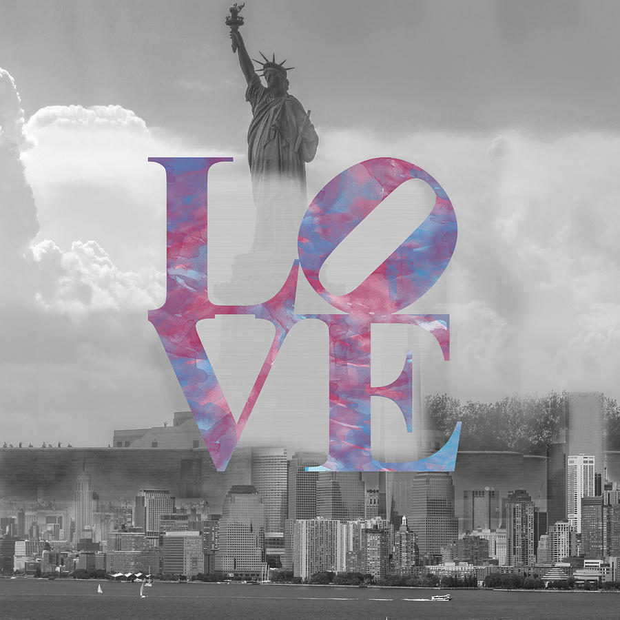 Love - New York City Digital Art by Becca Buecher