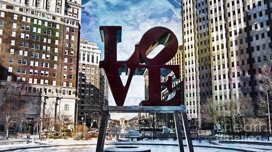 Love-Philly Photograph by Douglas Barnard