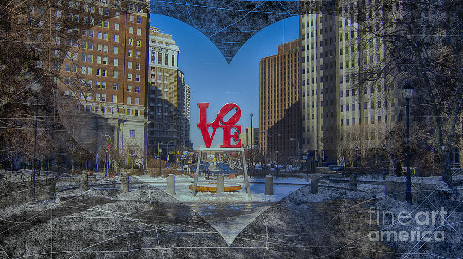 Love-Philly V11 Photograph by Douglas Barnard