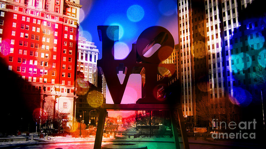 Love-Philly V2 Photograph by Douglas Barnard